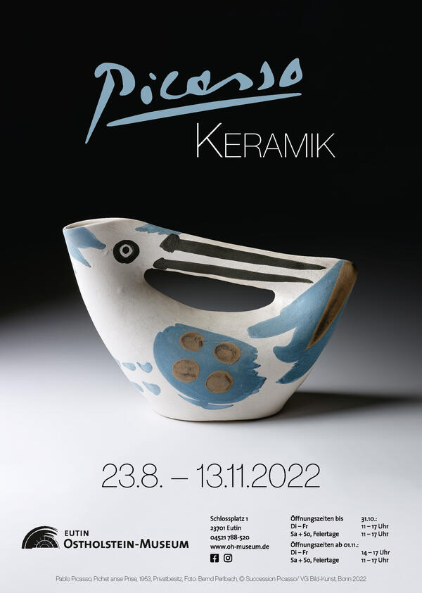 Bild vergrößern: Ausstellungsplakat Picasso Keramik