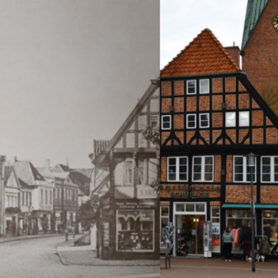 Eutin in Fotografien früher und heute